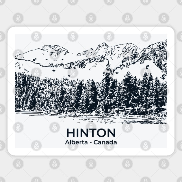 Hinton - Alberta Magnet by Lakeric
